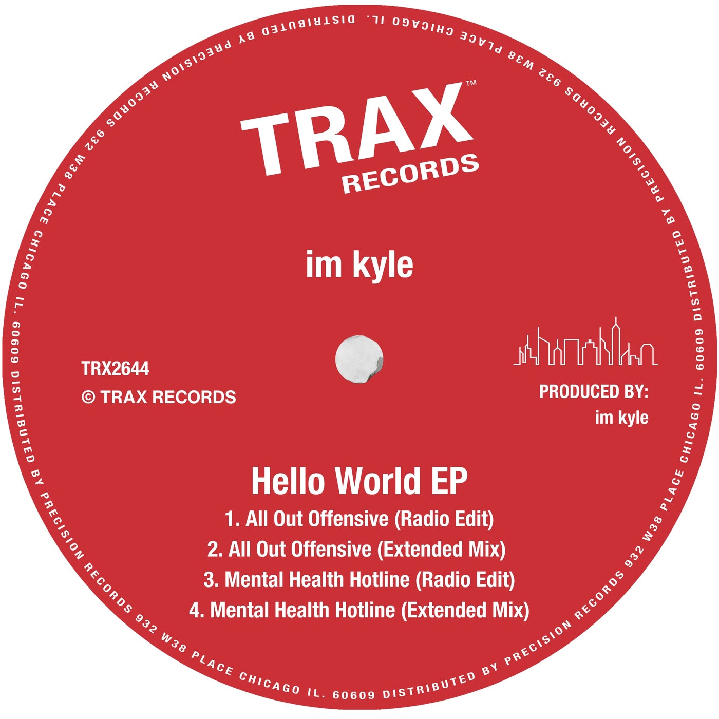 image cover: im kyle - Hello World on Trax Records