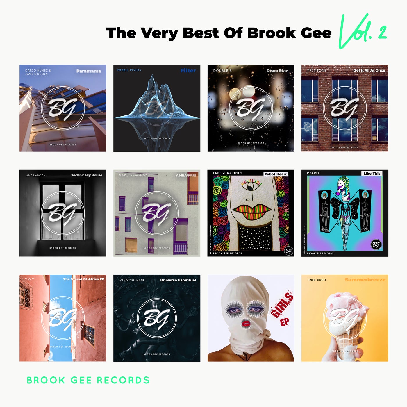 image cover: VA - The Very Best of Brook Gee, Vol. 2 on Brook Gee Records