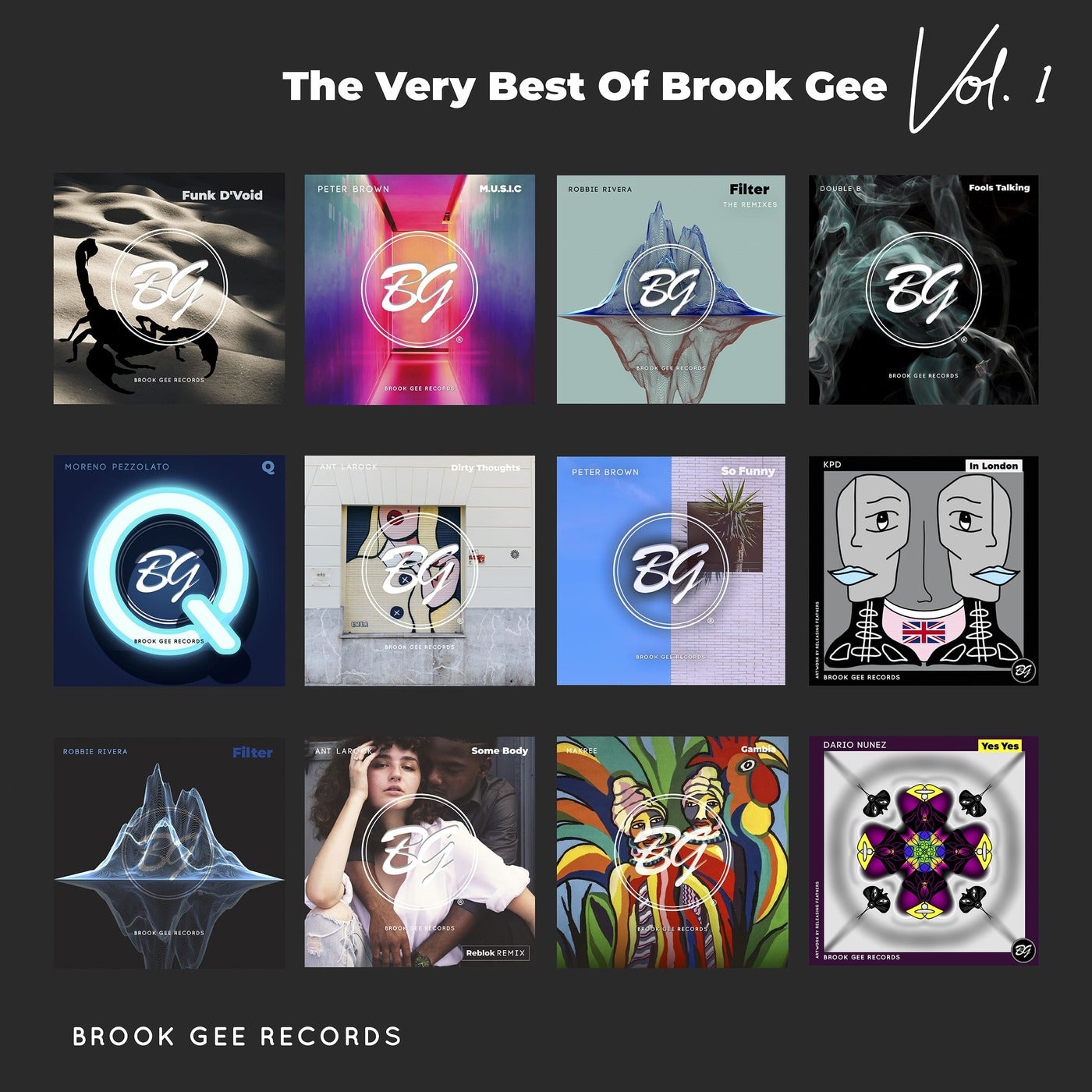 image cover: VA - The Very Best of Brook Gee, Vol. 1 on Brook Gee Records