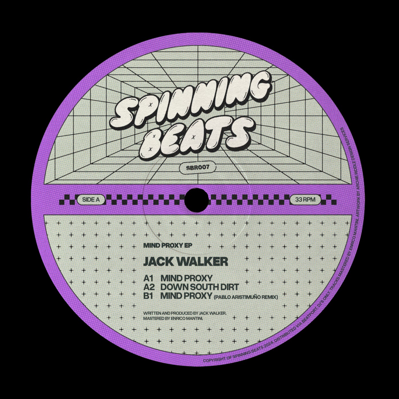 image cover: Jack Walker (UK) - Mind Proxy EP on Spinning Beats