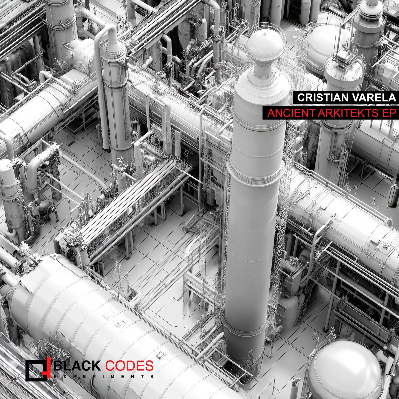 image cover: Cristian Varela - Ancient Arkitekts EP - EP on Black Codes Experiments