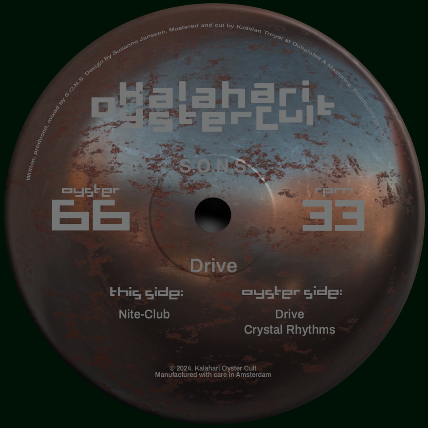 image cover: S.O.N.S - Drive on Kalahari Oyster Cult (BE)