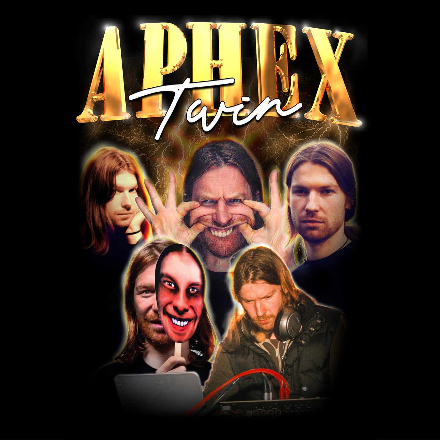 image cover: Aphex Twin, Luke Vibert - Music From The Merch Desk (2016 - 2023) on Warp Records