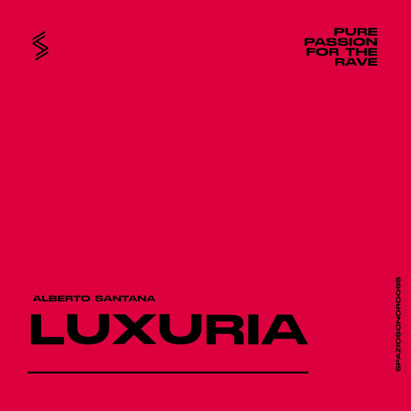 image cover: Alberto Santana - Luxuria on Spazio Sonoro Records