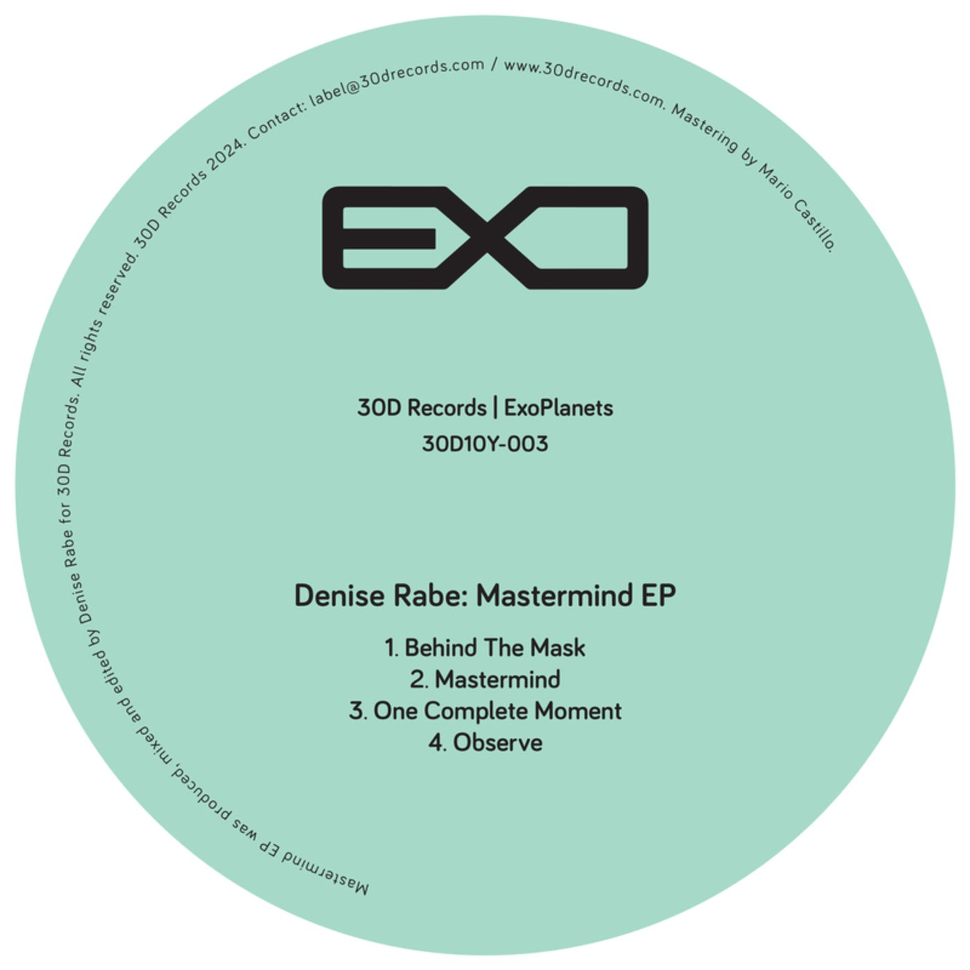 image cover: Denise Rabe - Mastermind EP on 30D ExoPlanets