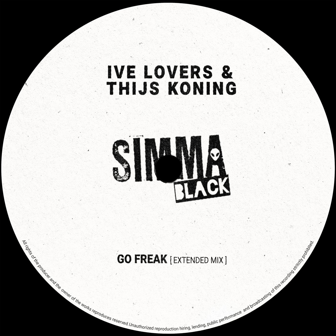 Cover Image for Ive Lovers, Thijs Koning - Go Freak (Extended Mix) on Simma Black