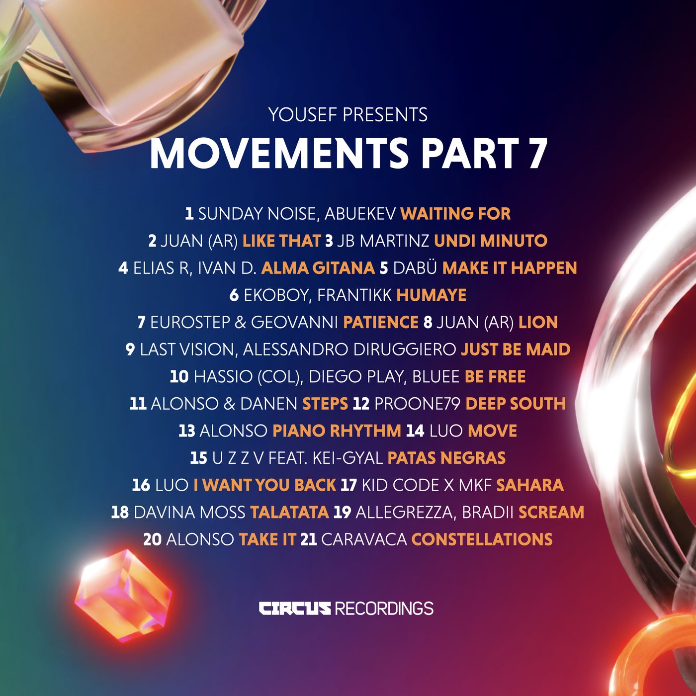 image cover: VA - Movements, Pt. 7 on Circus Recordings