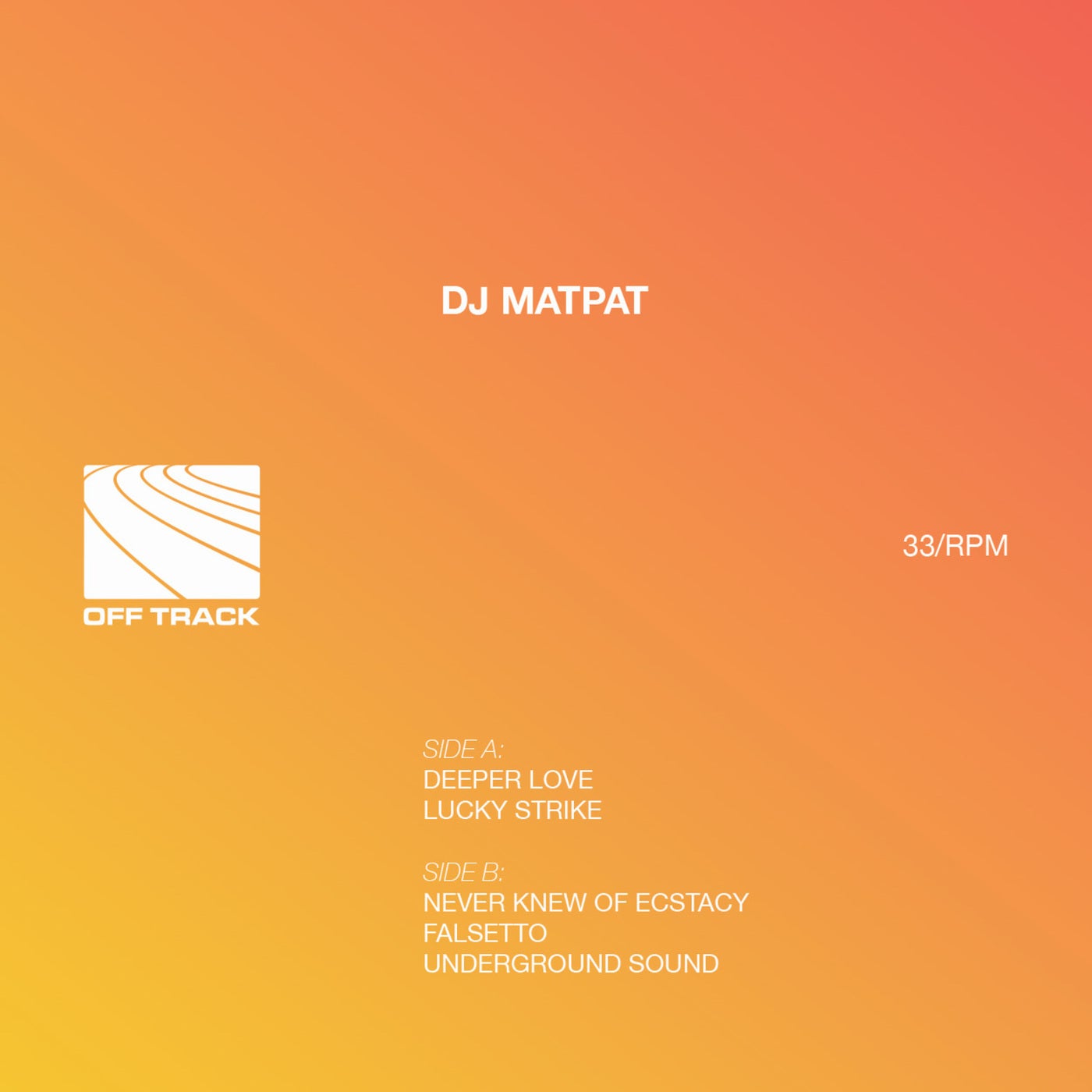 image cover: DJ Matpat - Lucky Strike EP on Off Track Recordings