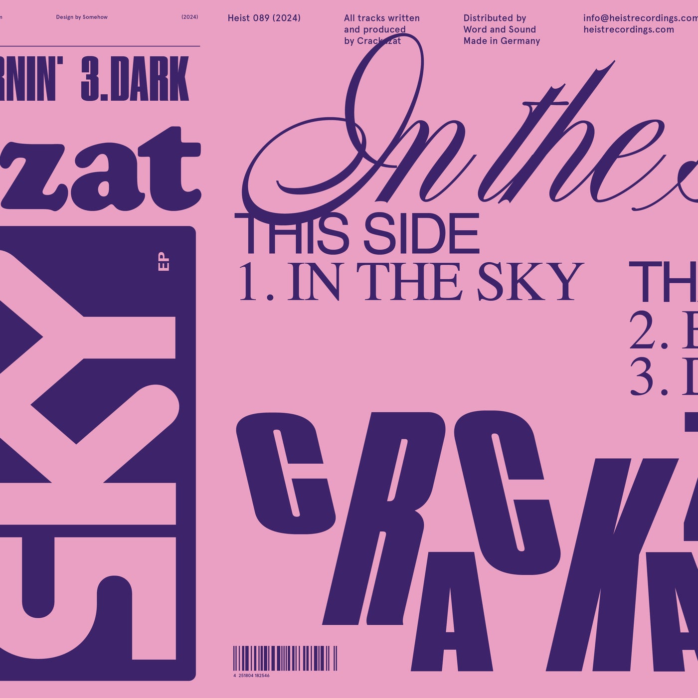 image cover: Crackazat - In the Sky on Heist Recordings