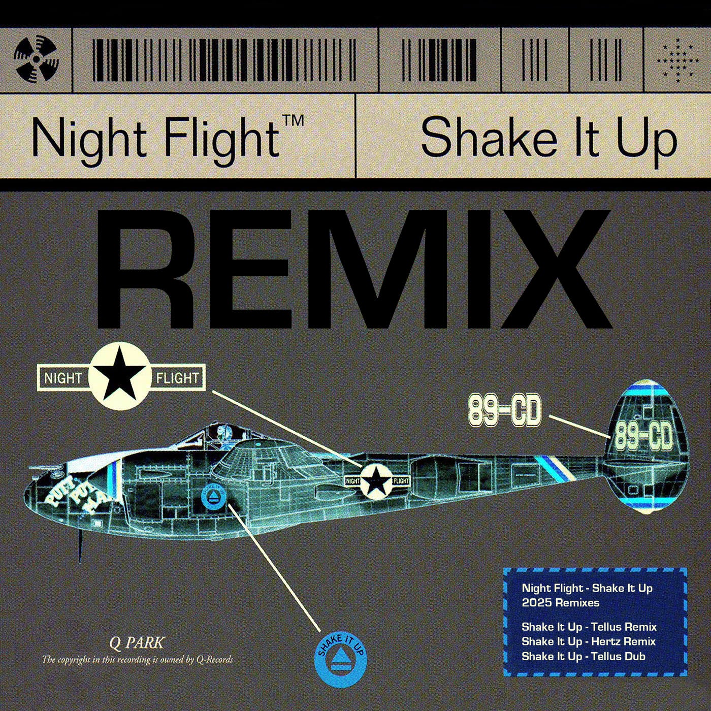 image cover: Night Flight - Shake It Up - 2025 Remixes on Archive