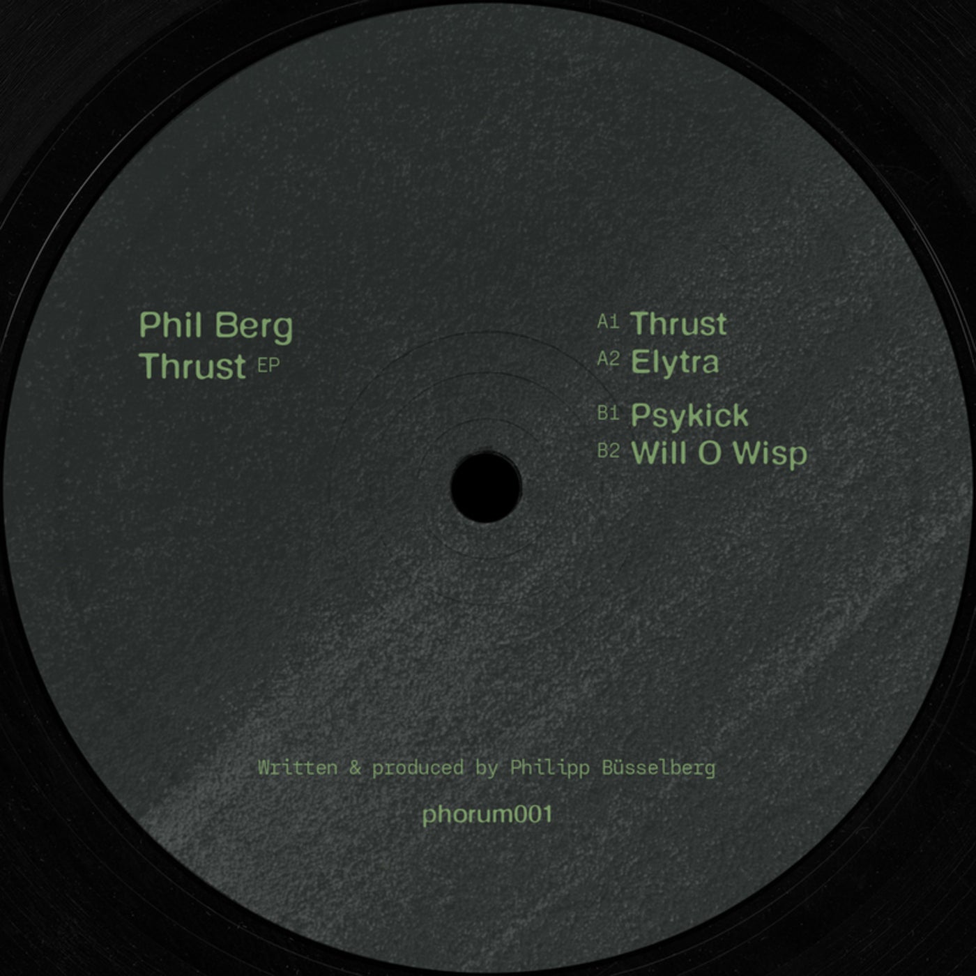 image cover: Phil Berg - Thrust on Phorum Records