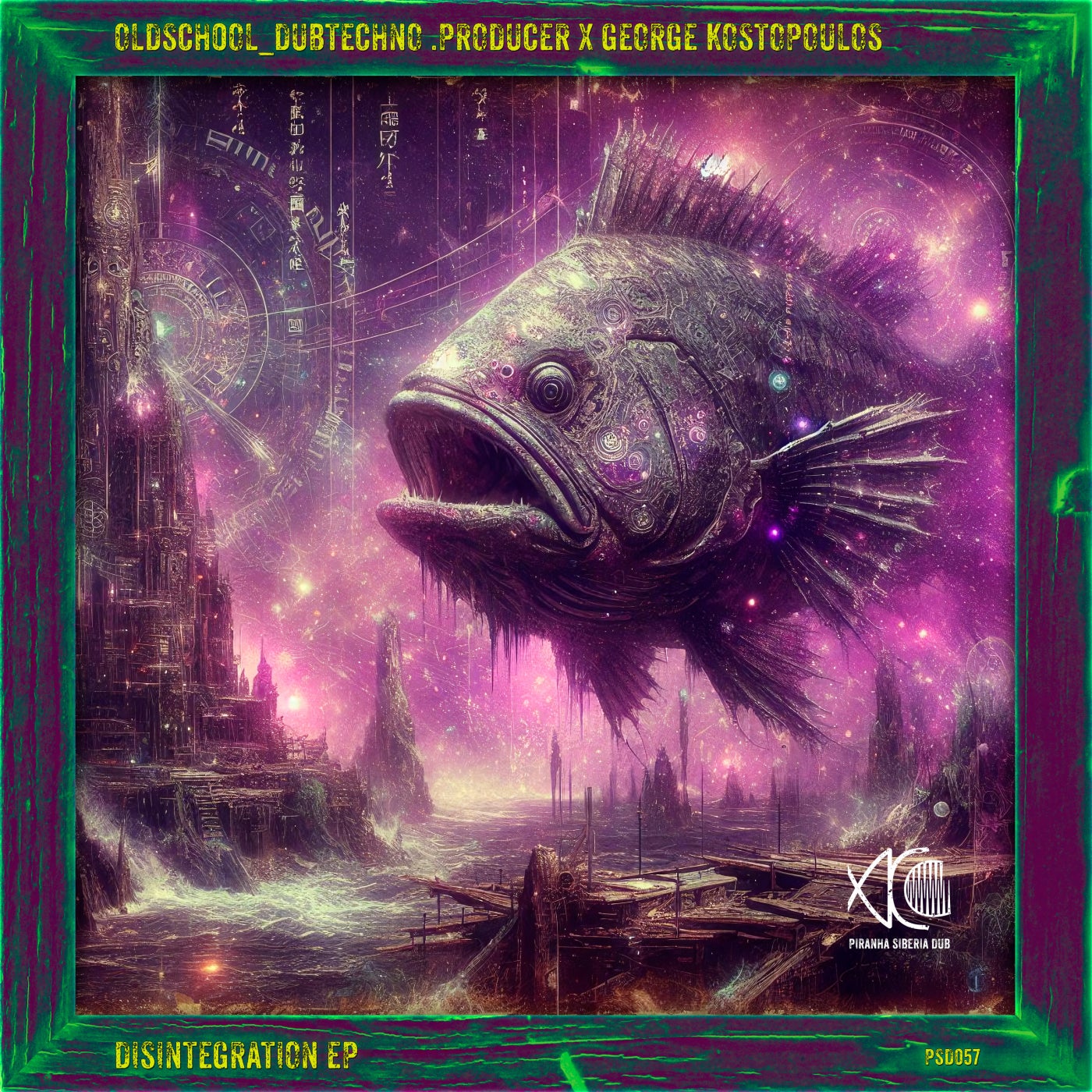 image cover: George Kostopoulos, Oldschool Dubtechno .Producer - Disintegration on PIRANHA SIBERIA DUB