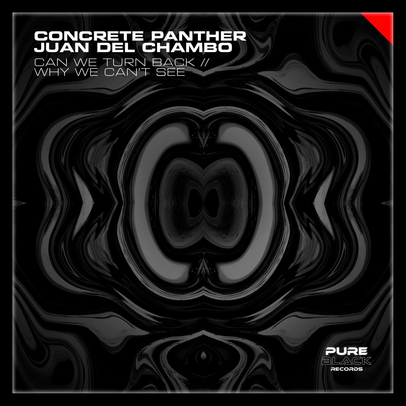 image cover: Concrete Panther, Juan Del Chambo - Can We Turn Back // Why Can't We See on Pure Black Records