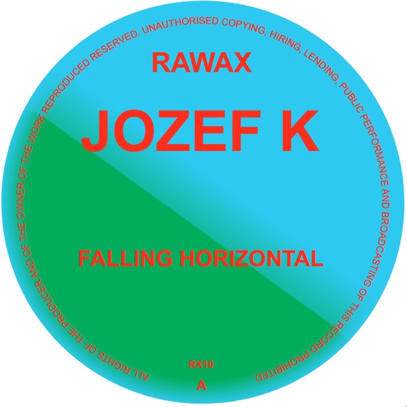 Cover Image for Jozef K - Falling Horizontal on Rawax