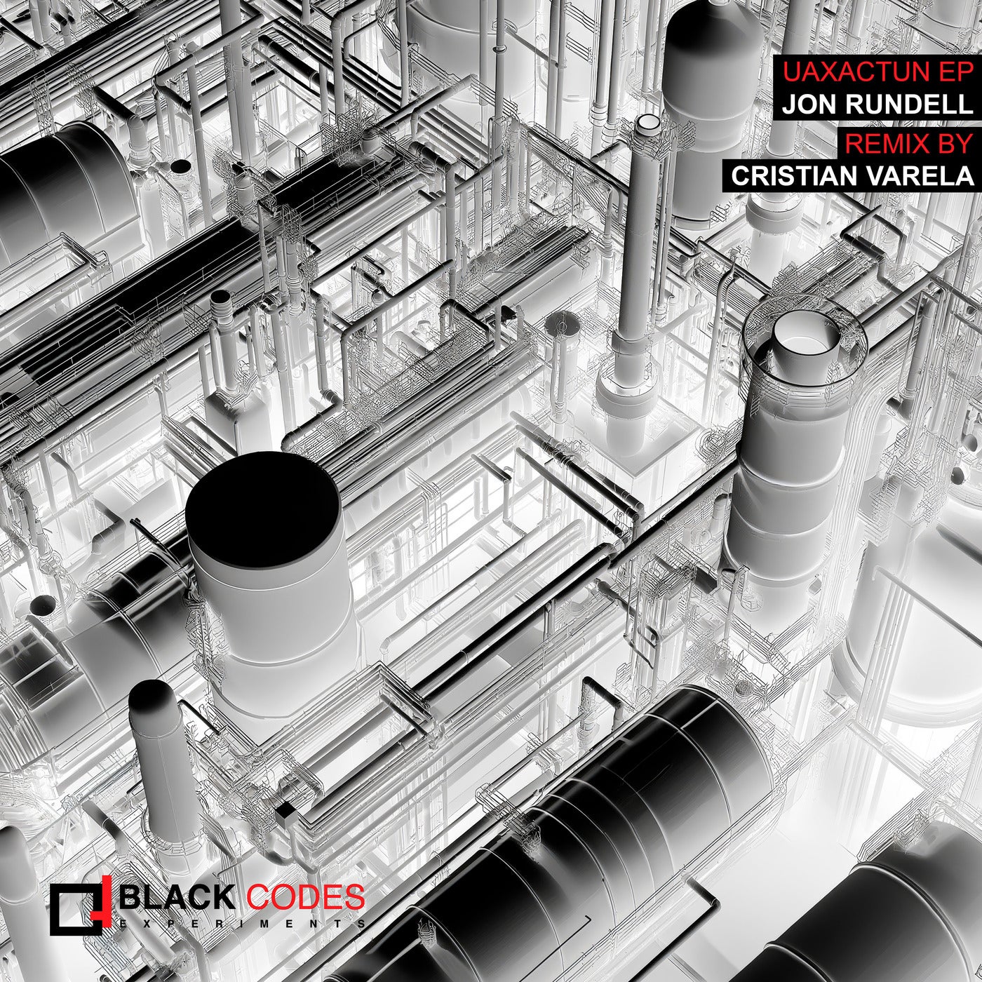 image cover: Jon Rundell, Cristian Varela - Uaxactun EP - EP on Black Codes Experiments