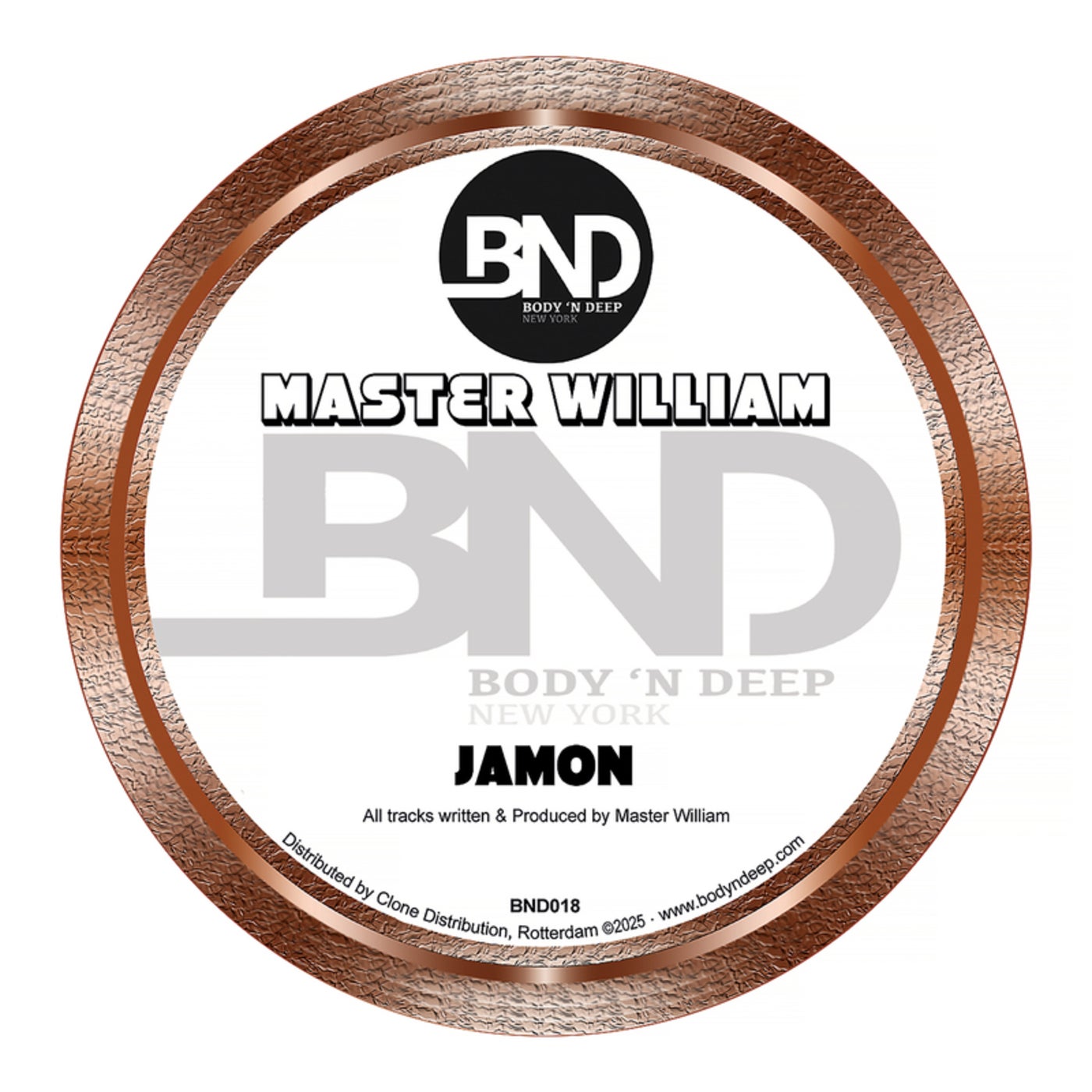 image cover: Master William - Jamon on Body'N Deep