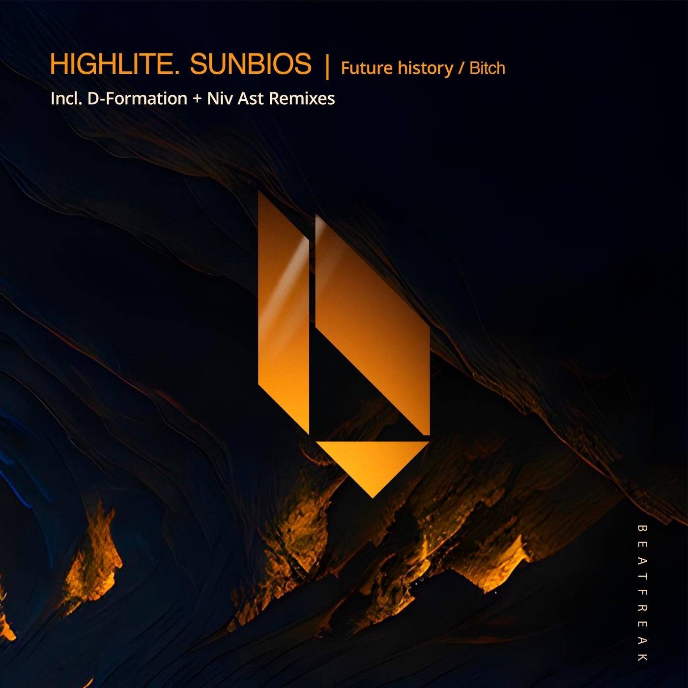 image cover: HIGHLITE, Sunbios - Future History / Bitch on BeatFreak Recordings