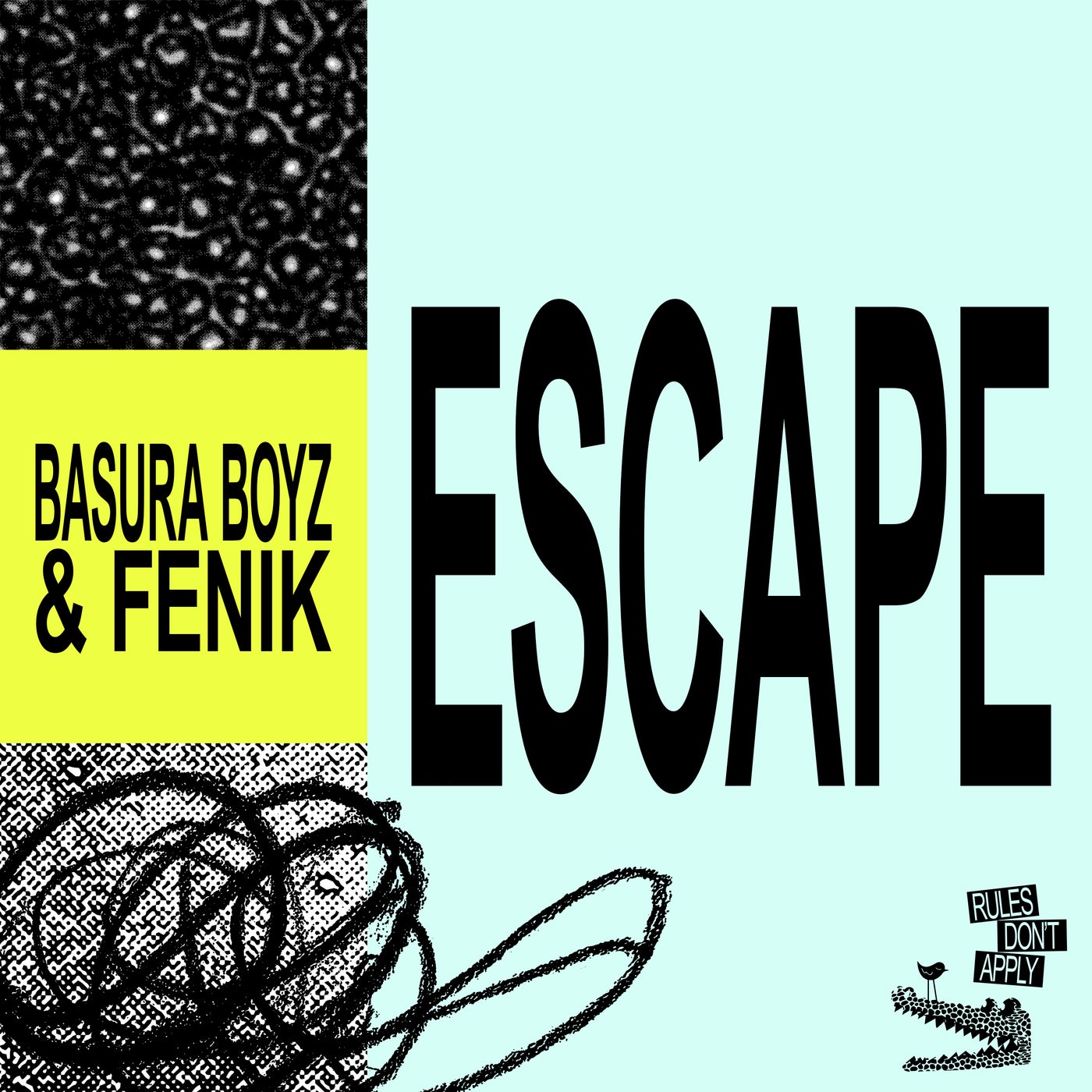 image cover: Basura Boyz, FENIK - Escape on Rules Don't Apply