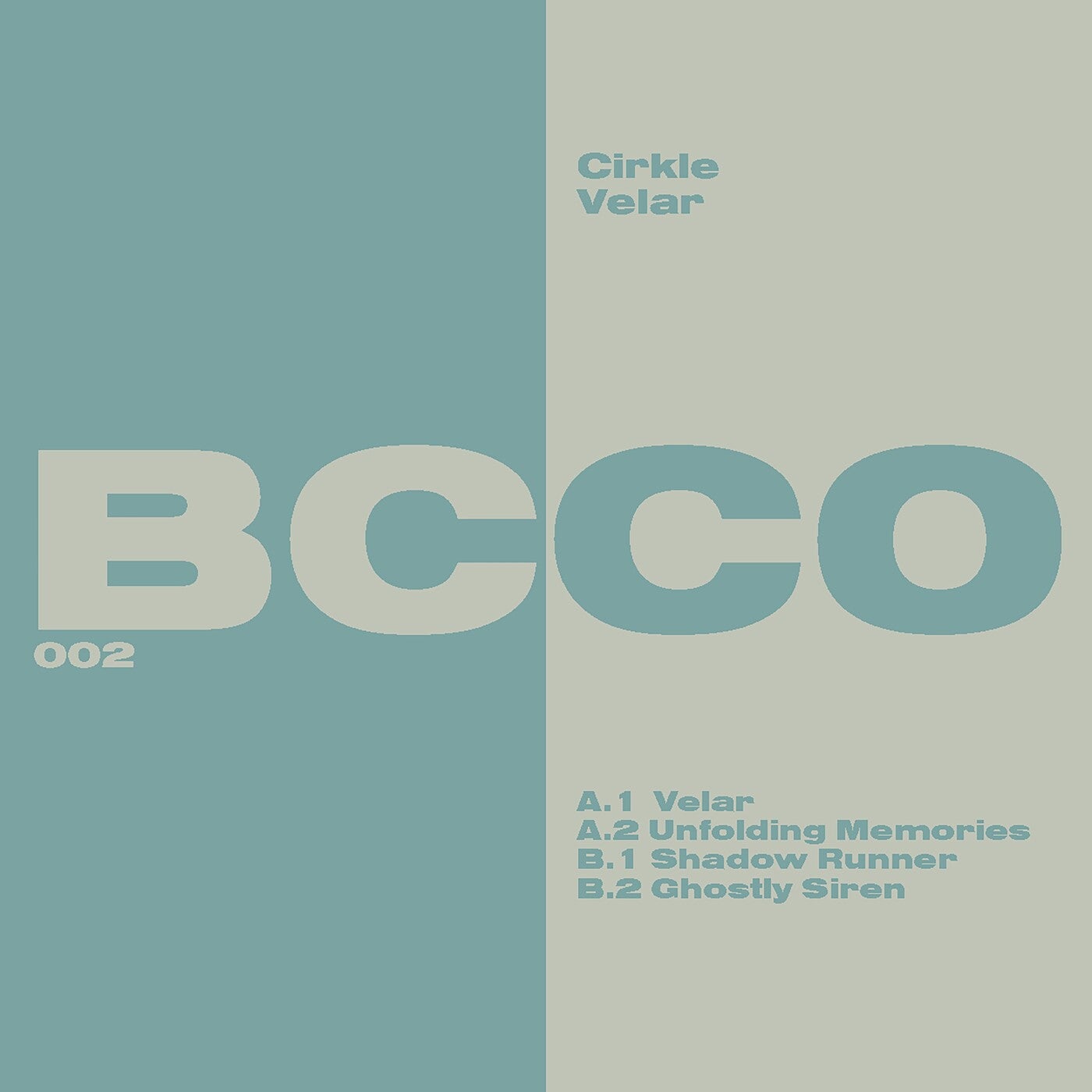 image cover: Cirkle, BCCO - Velar EP on BCCO