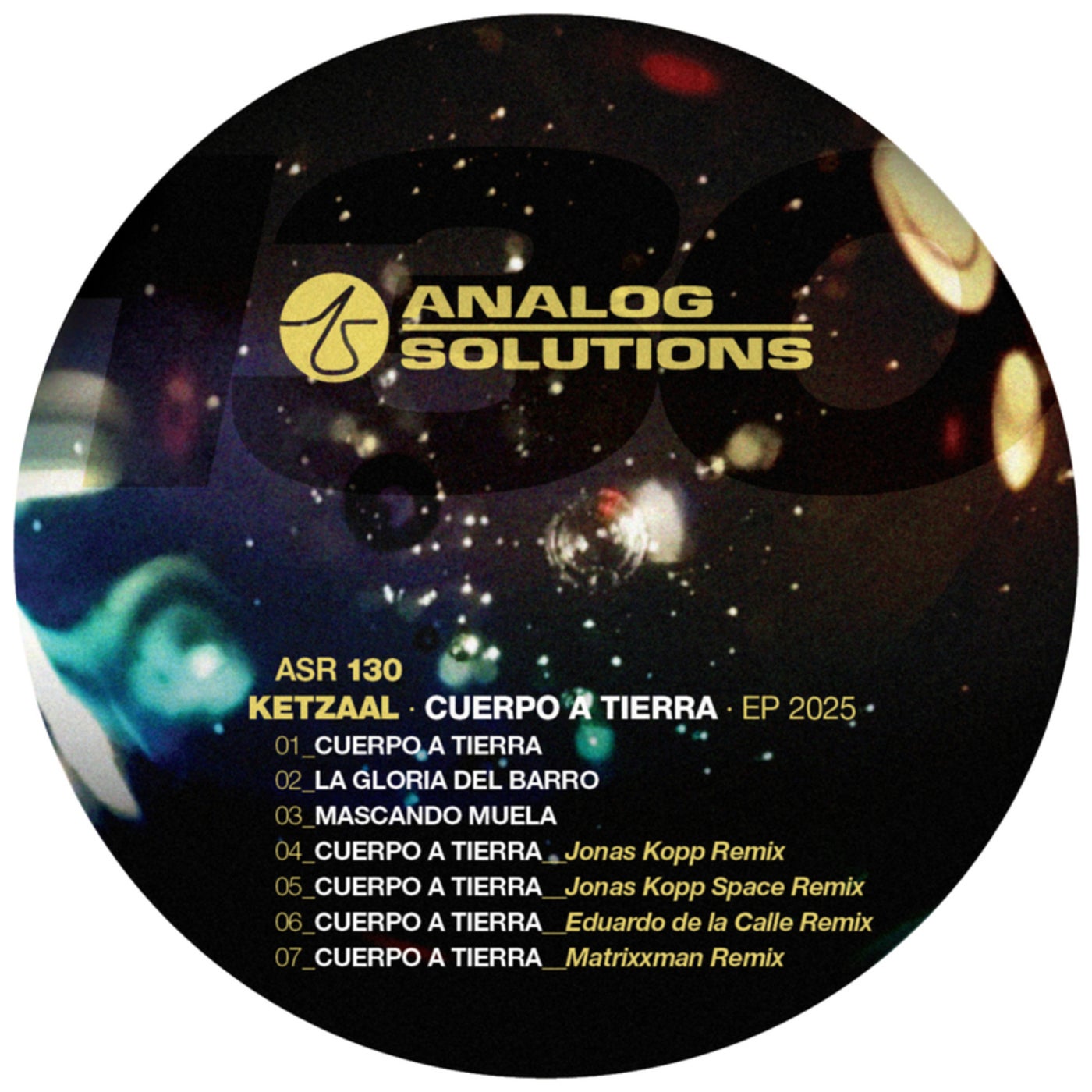 image cover: Ketzaal - Cuerpo a Tierra EP on Analog Solutions