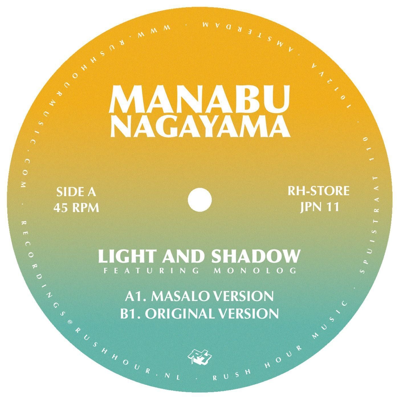 Cover Image for Manabu Nagayama, Masalo - Light And Shadow on Rush Hour