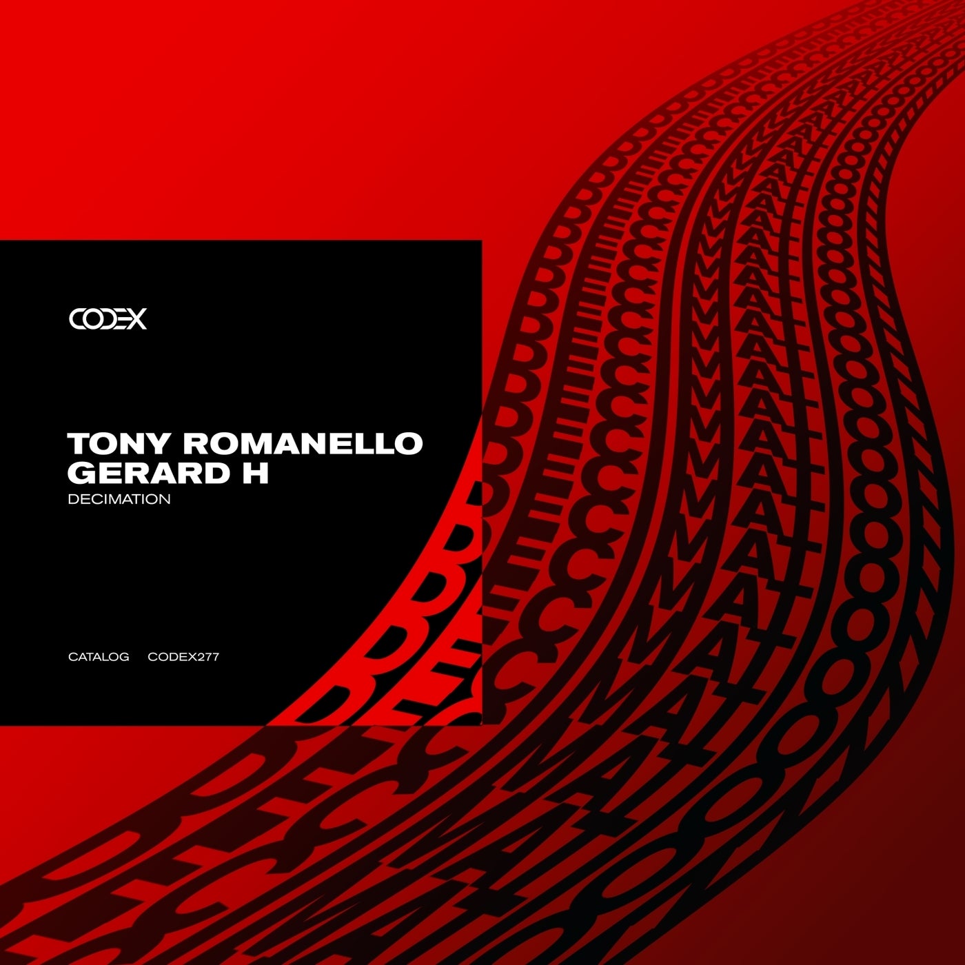 image cover: Gerard H, Tony Romanello - Decimation on Codex Recordings