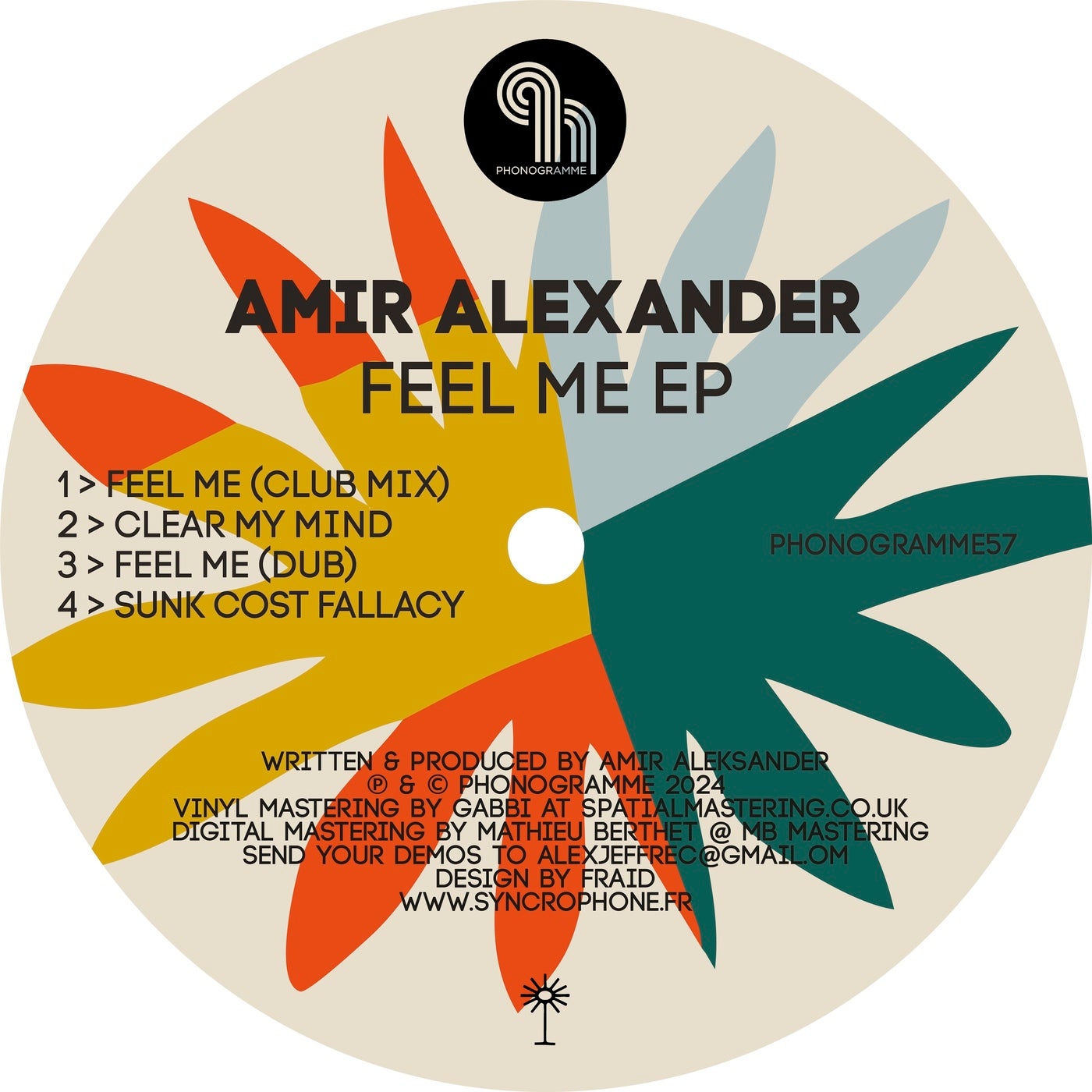 image cover: Amir Alexander - Feel Me EP on Phonogramme