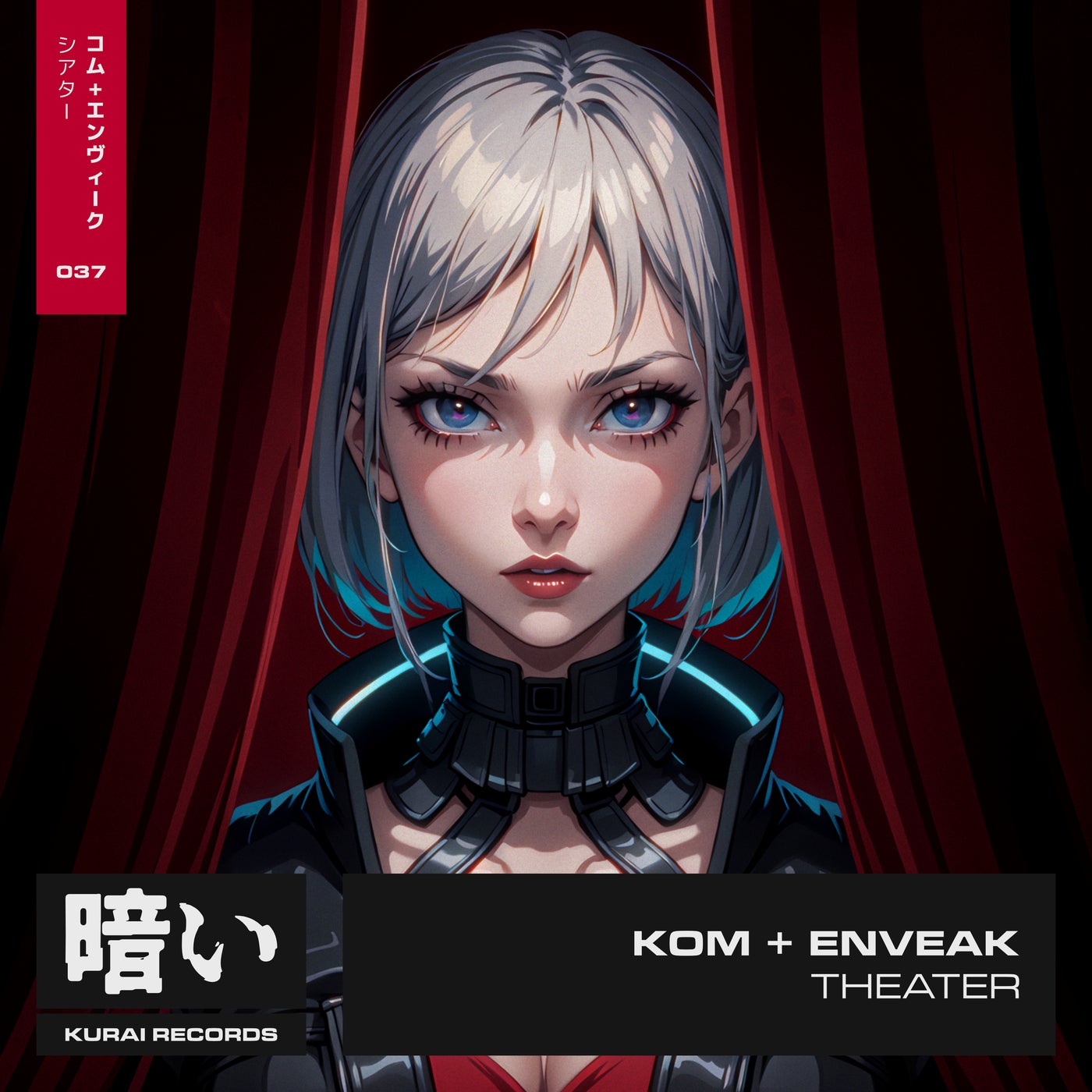 image cover: Enveak, Kom (IT) - Theater on Kurai Records