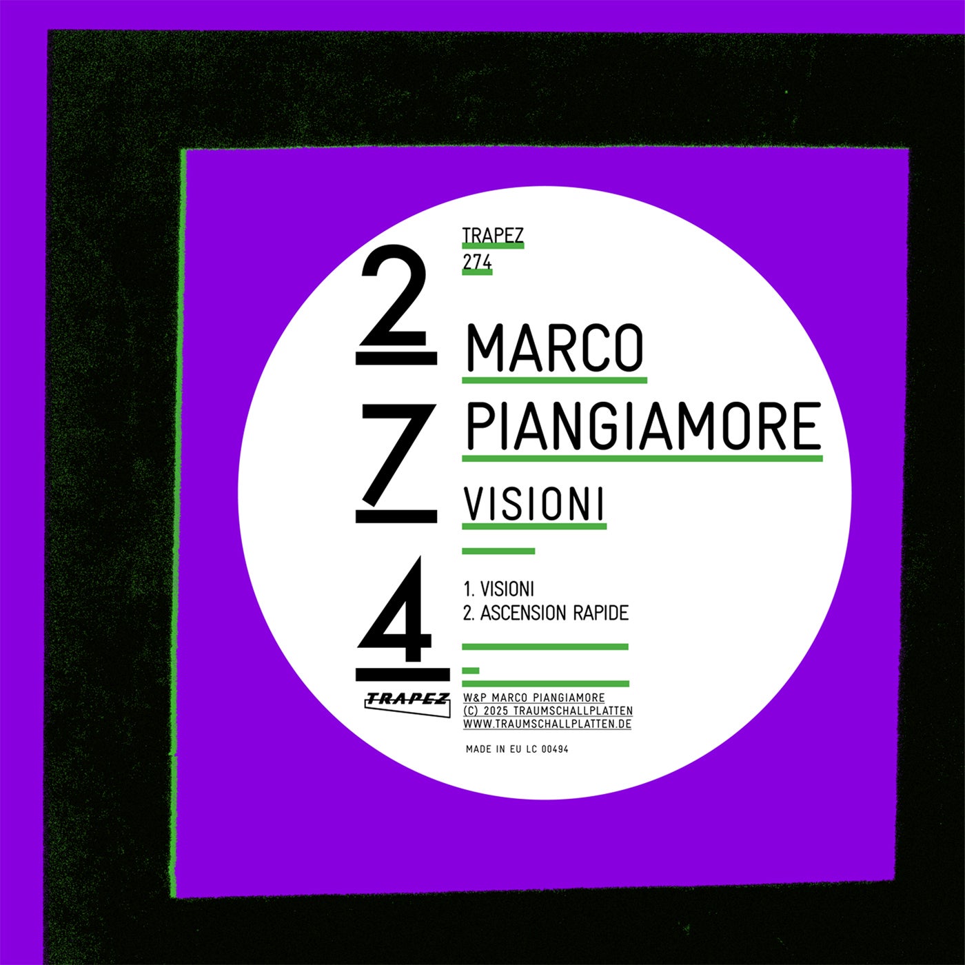 image cover: Marco Piangiamore - Visioni on Trapez