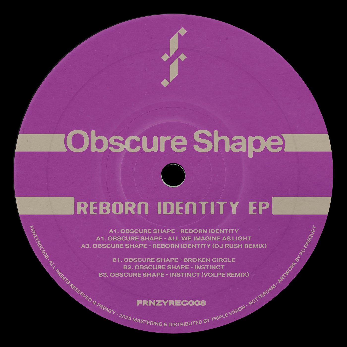 image cover: Obscure Shape - Reborn Identity EP on Frenzy Recordings