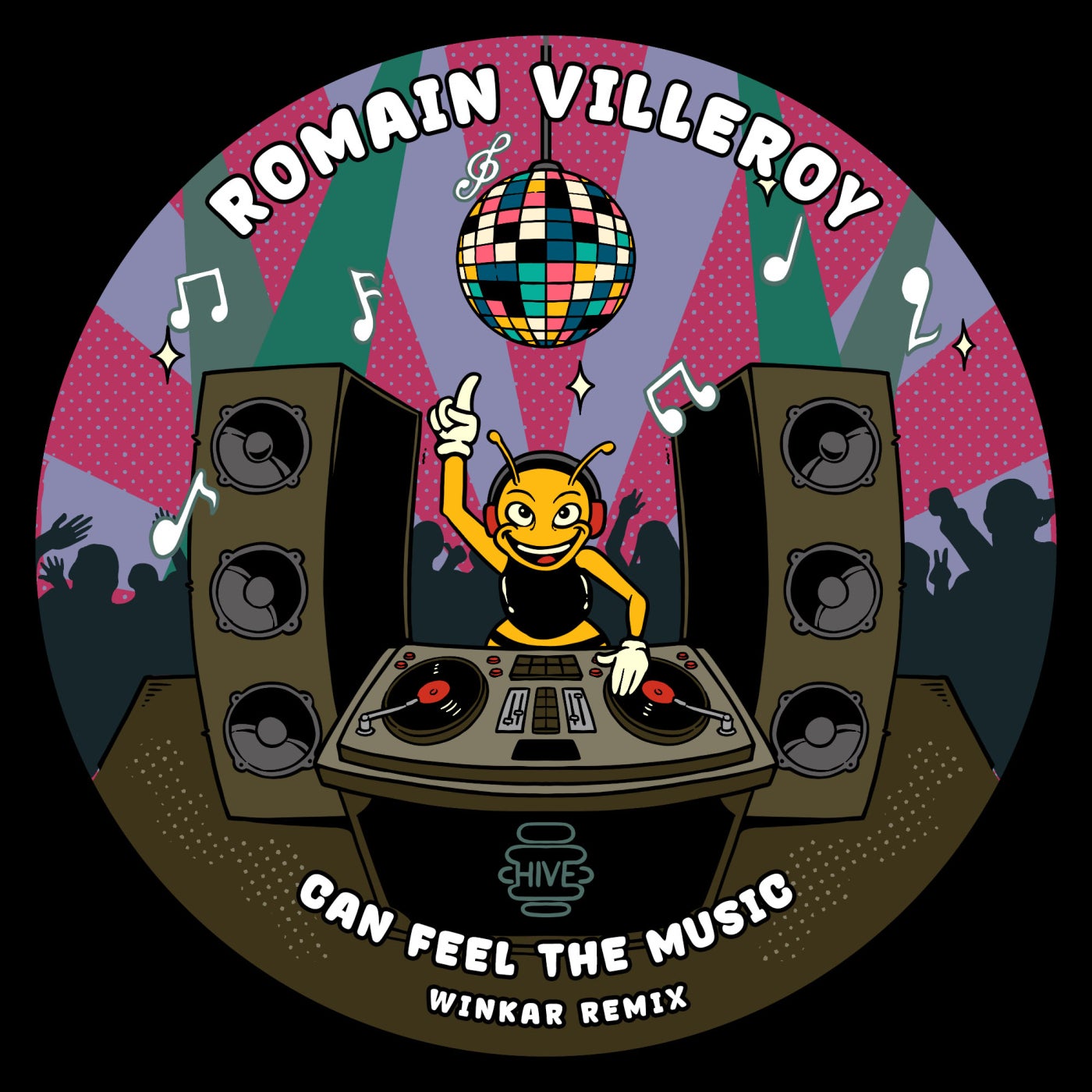 image cover: Romain Villeroy - Can Feel The Music (Winkar Remix) on Hive Label