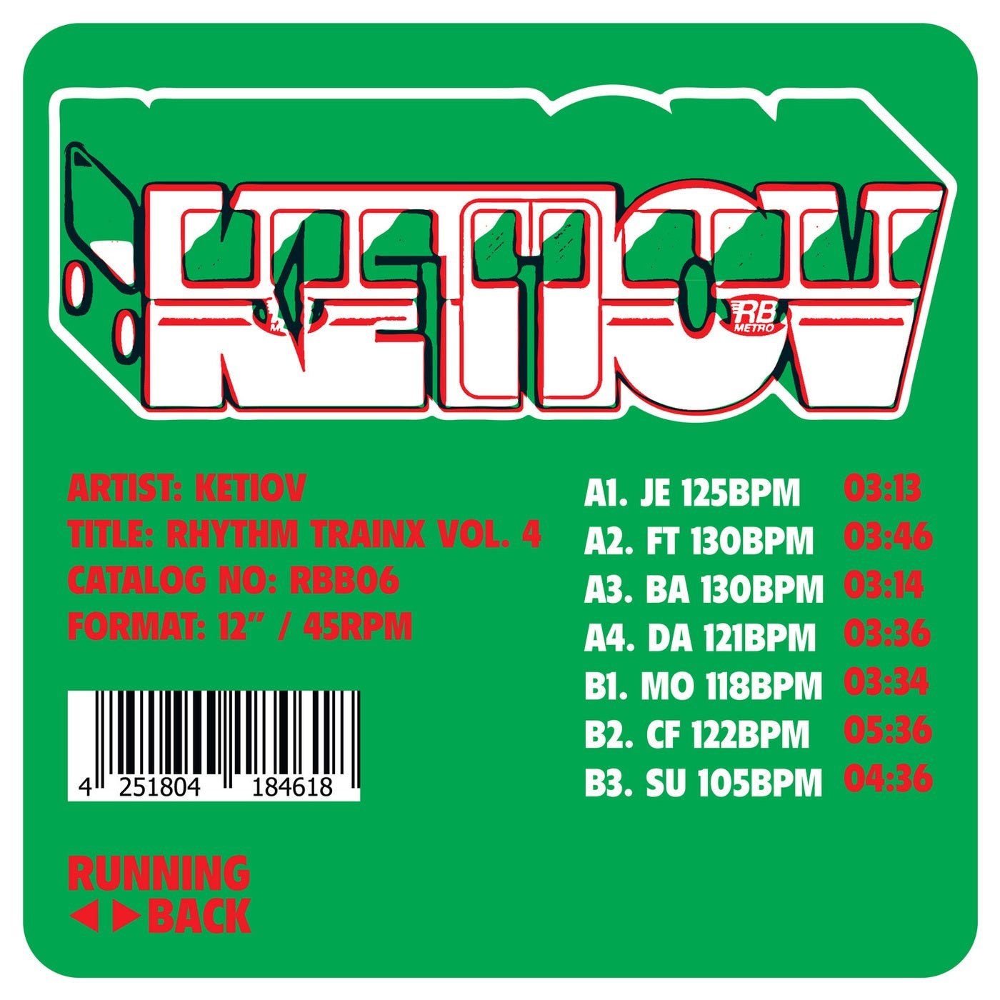 image cover: Ketiov - FT 130BPM on Running Back